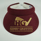 Henry Griffitts Golf Visor / Red and Gold