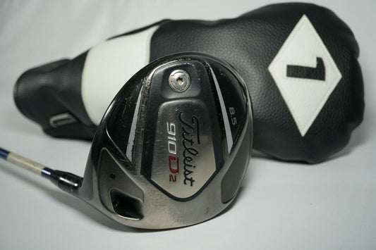 Titleist 910D2 Driver 8.5° / Stiff Flex Graphite Shaft / With Headcover