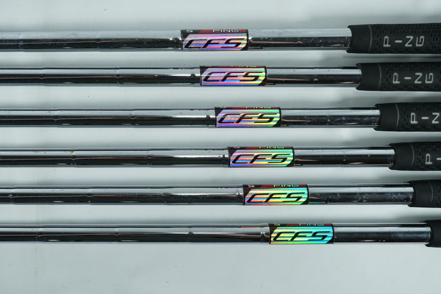 Ping i15 5-PW / Red Dot / Stiff Flex Steel Shafts / +1"