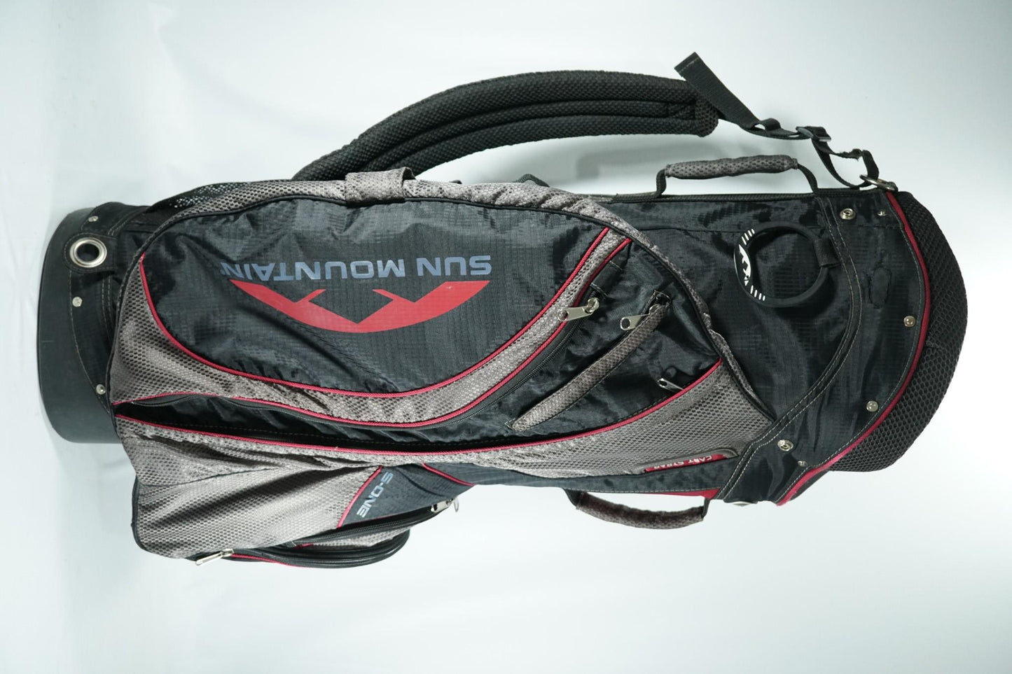 Sun Mountain 5-One Cart Bag / Black, Grey and Red