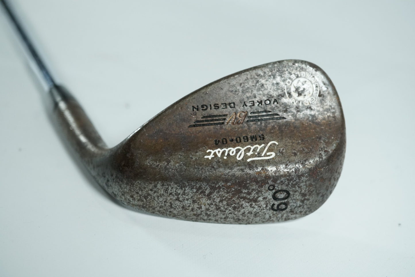 Titleist Vokey Raw Spin Milled 60° Lob Wedge / Steel Shaft