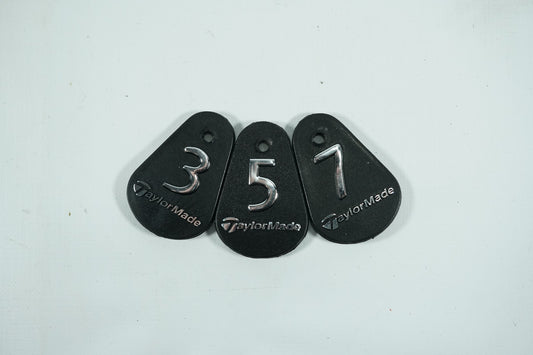 Taylormade Headcover Tags / 3, 5 and 7 Wood