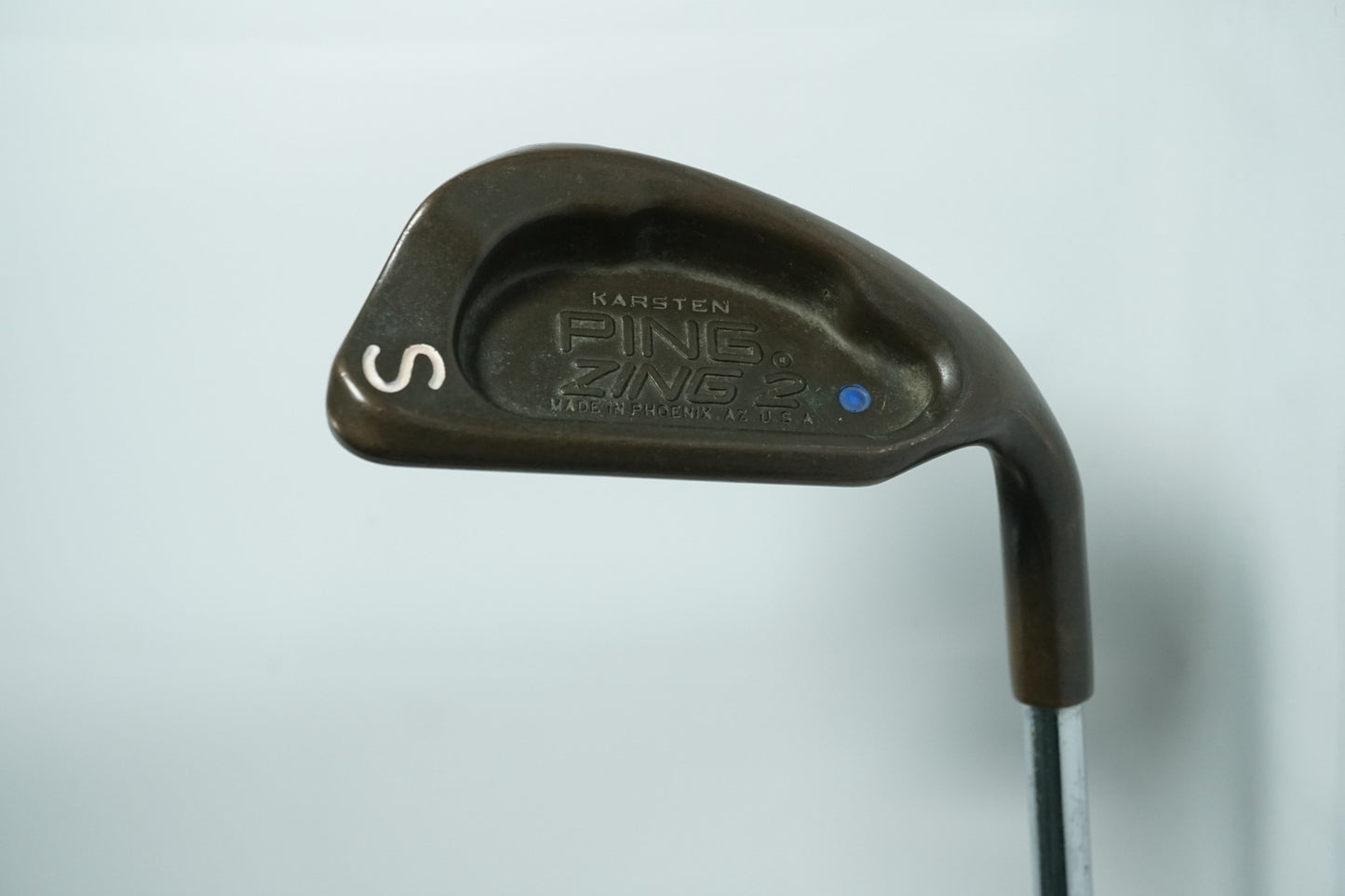 Ping Zing 2 BeCu Sand Wedge / Blue Dot / Stiff Flex Steel Shaft