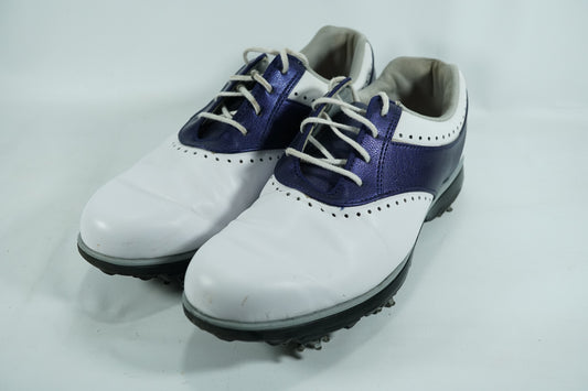 Footjoy eMerge Golf Shoes / Ladies Size 4.5 UK / White and Blue