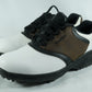 Footjoy Golf Shoes / White and Brown / UK 5