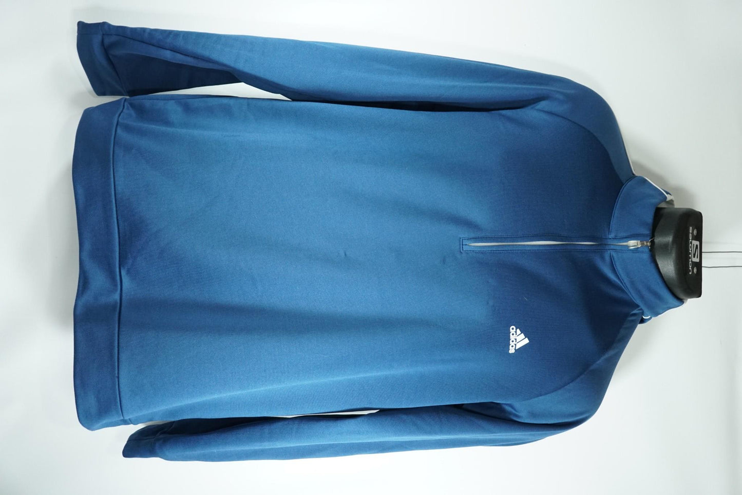 Adidas Climlite Quarter Zip / Blue / Large