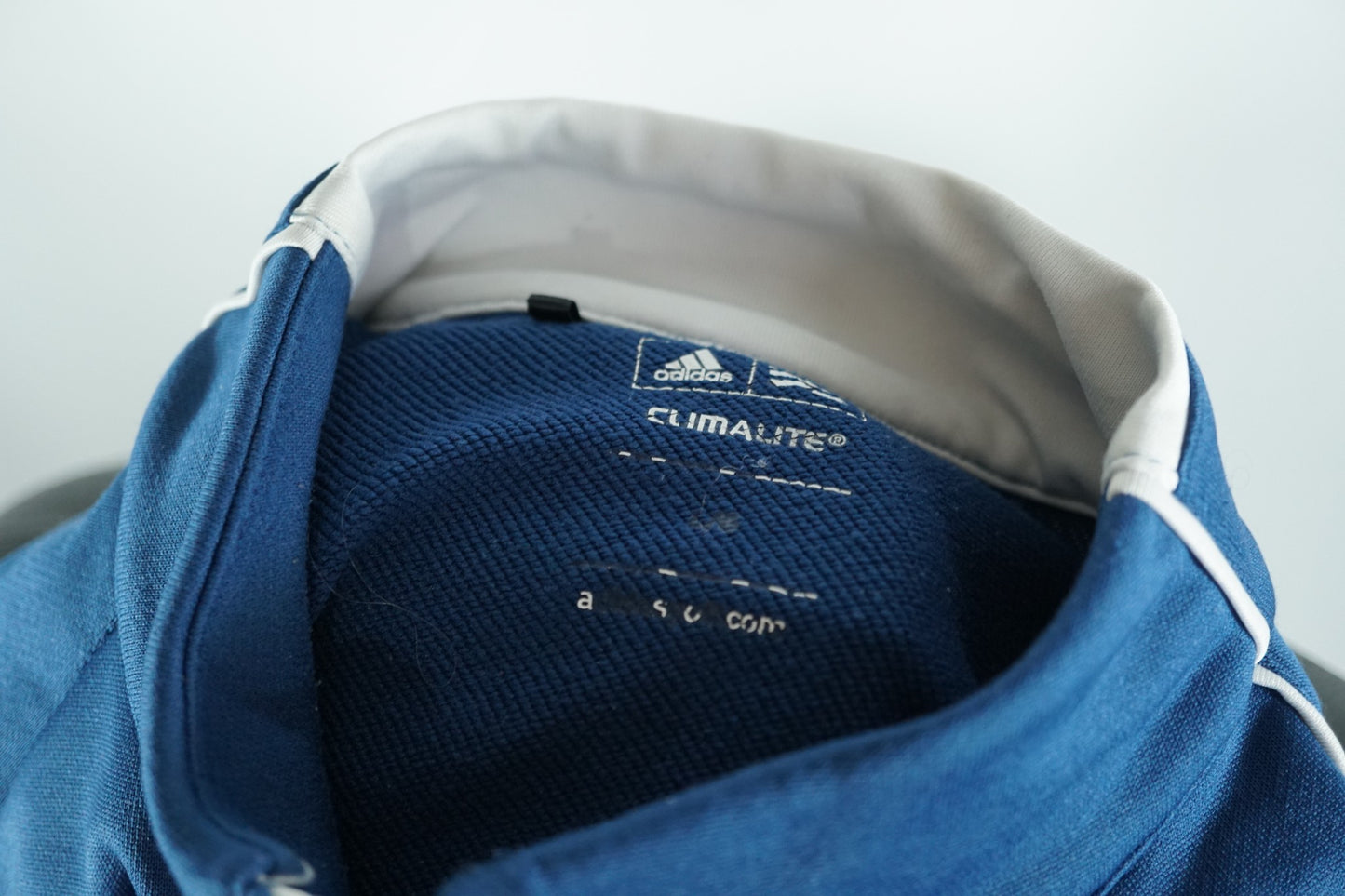 Adidas Climlite Quarter Zip / Blue / Large