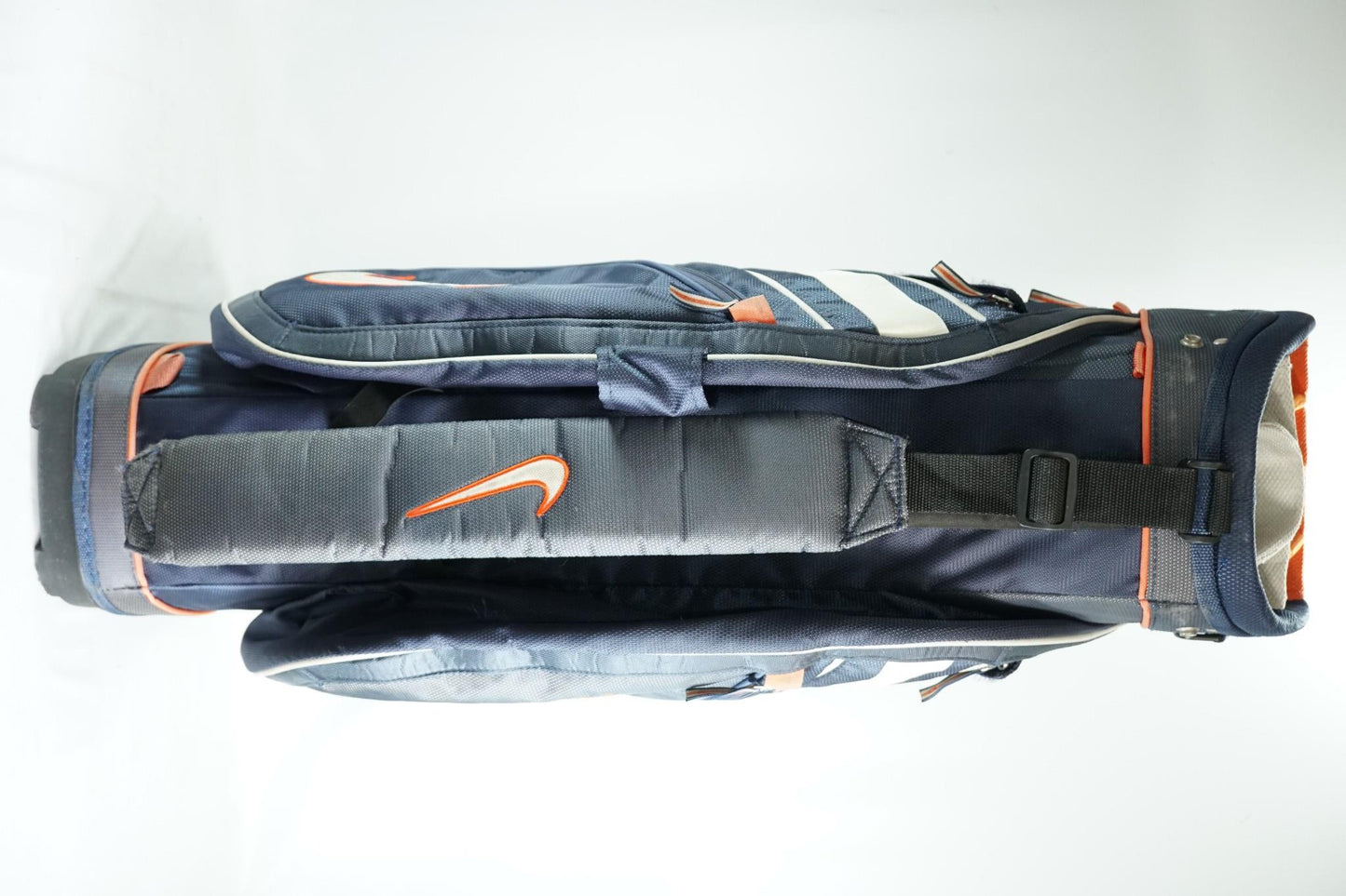 Nike Cart Bag / Blue White and Orange / With Rainhood