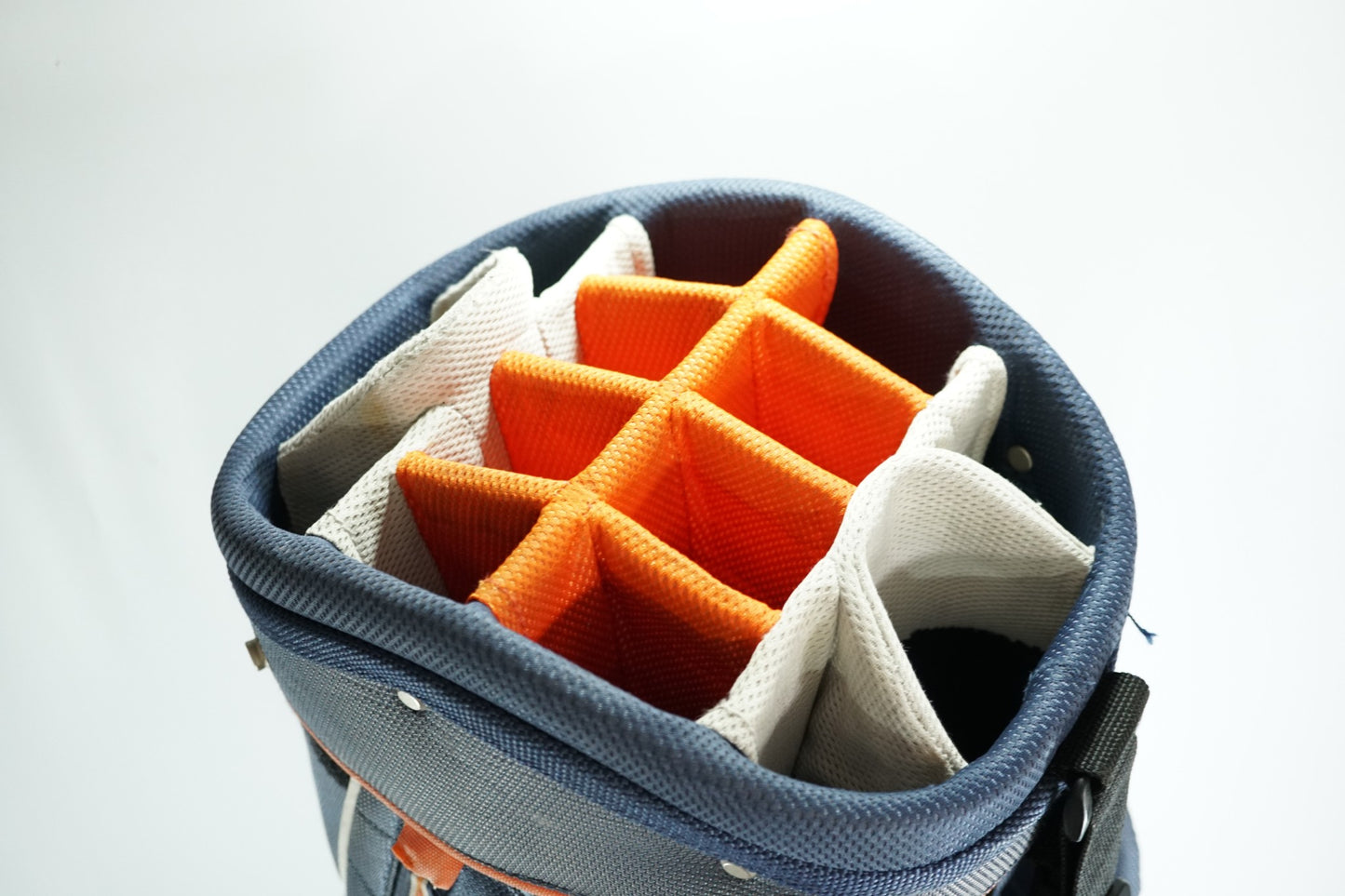 Nike Cart Bag / Blue White and Orange / With Rainhood