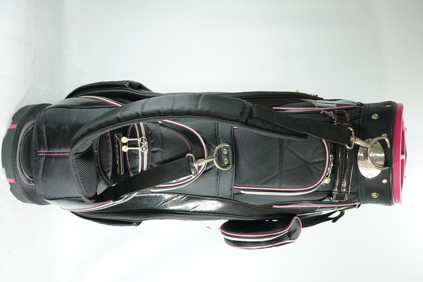 Cobra Cart Bag / Black and Pink / With Valuables Pouch