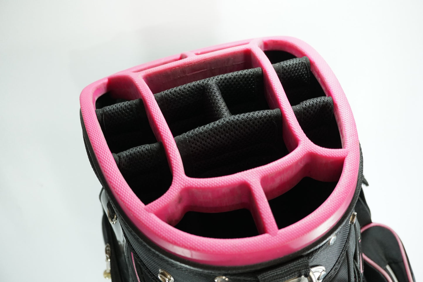 Cobra Cart Bag / Black and Pink / With Valuables Pouch