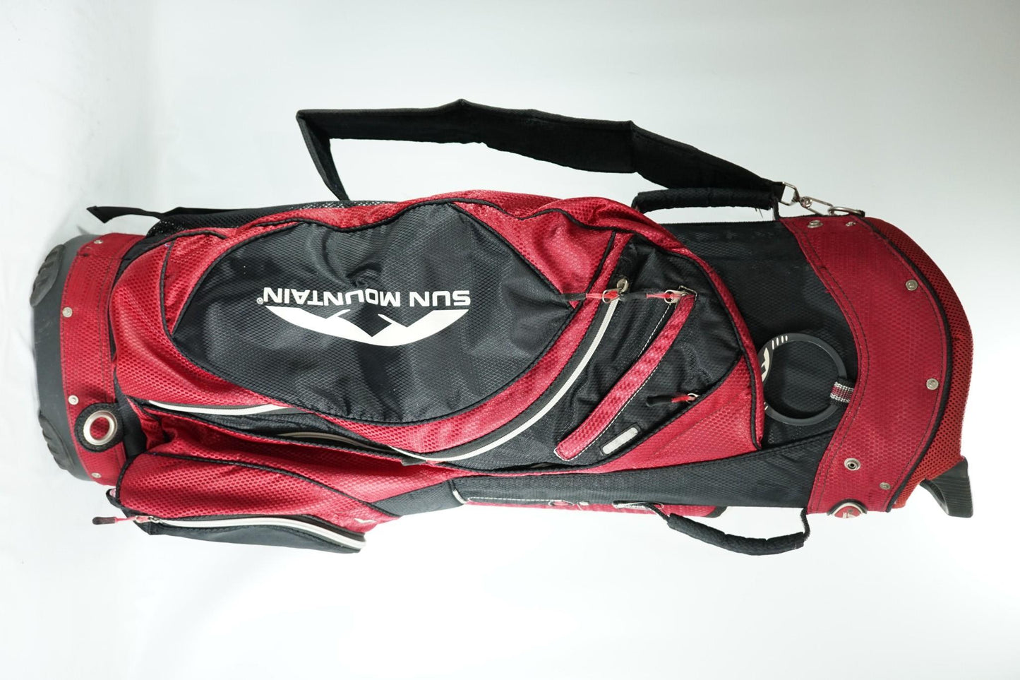 Sun Mountain S-1 Cart Bag / Black and Red