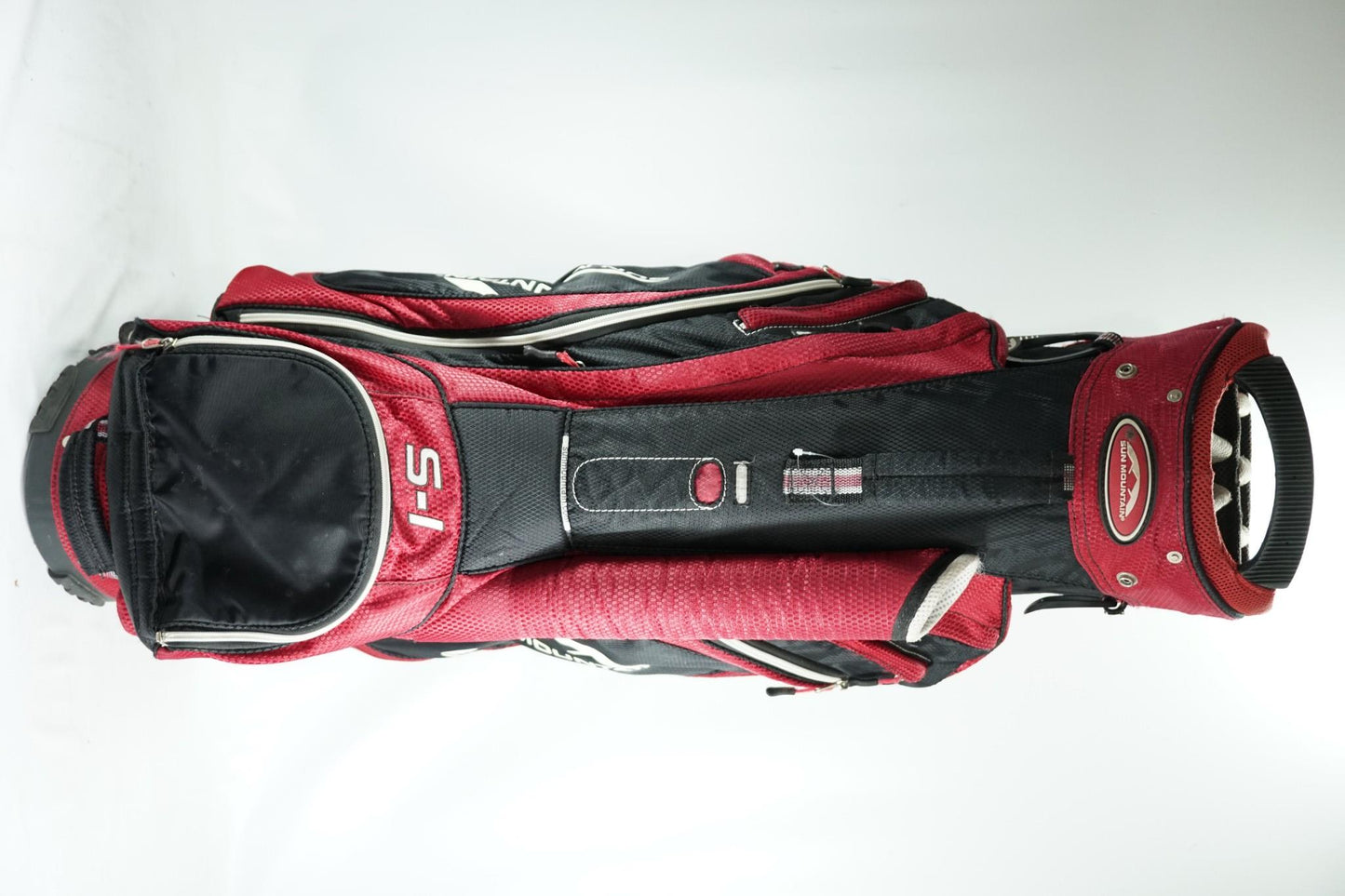 Sun Mountain S-1 Cart Bag / Black and Red