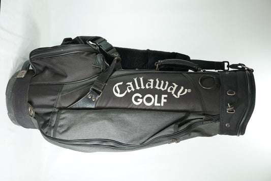 Callaway Golf Retro Isaac Newton Cart Bag / Black and Grey