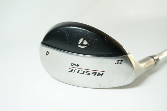 Taylormade Rescue Mid 4 Hybrid 22° / Regular Flex Steel Shaft / Left-Handed / Ne