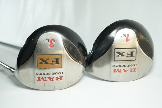 RAM Tour Series FX Driver and 3 Wood / Graphite Shafts