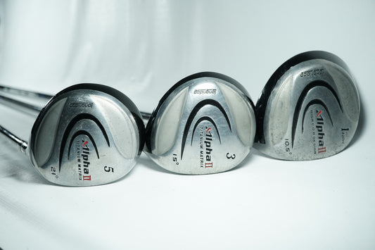 Longridge Alpha 2 Driver, 3 and 5 Wood / Graphite Shafts