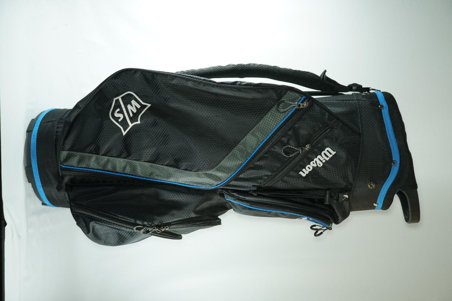 Wilson Staff Cart Bag / Black and Blue / With Rainhood