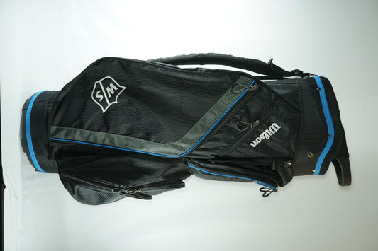 Wilson Staff Cart Bag / Black and Blue / With Rainhood