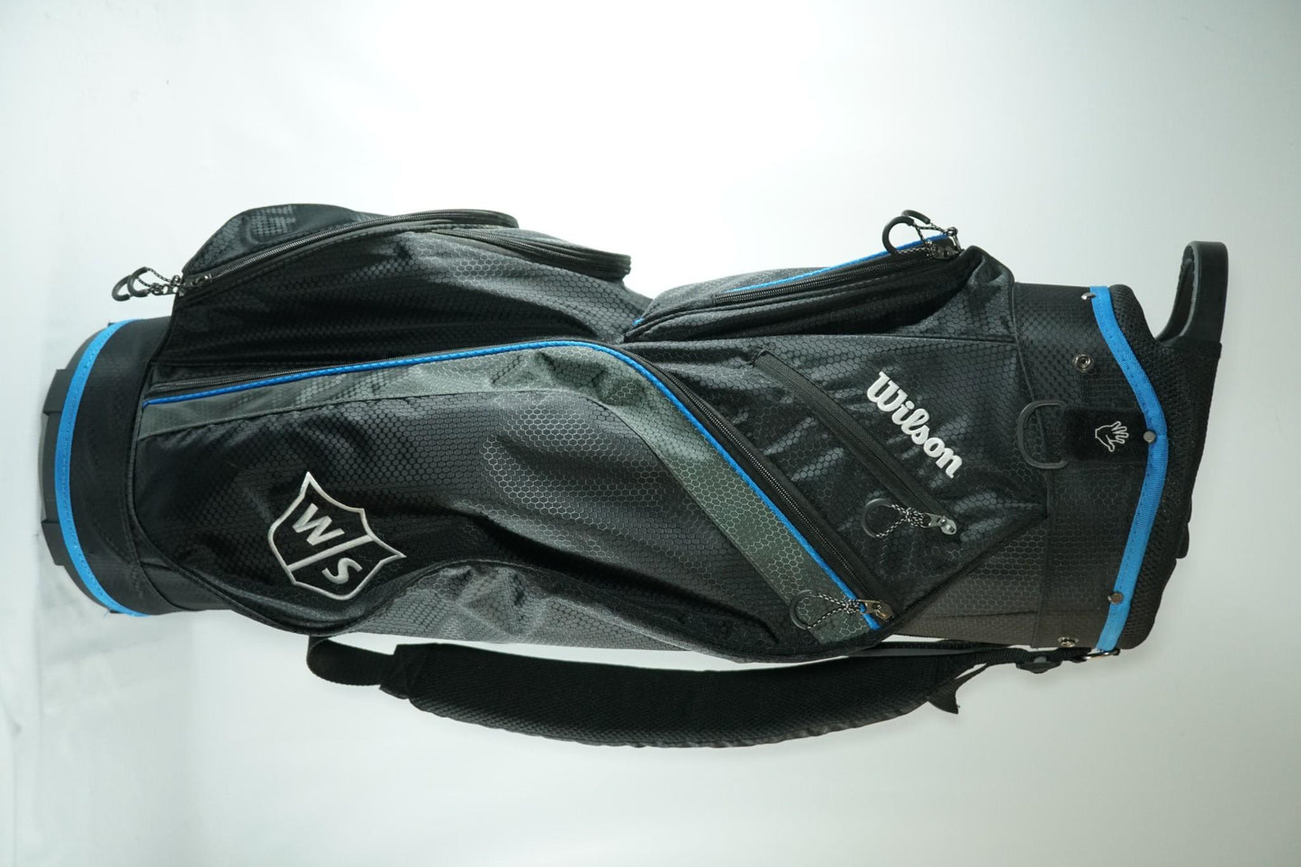 Wilson Staff Cart Bag / Black and Blue / With Rainhood