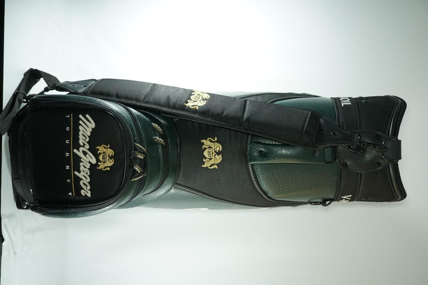 MacGregor V-Foil Tour Bag / Black and Green / With Rainhood