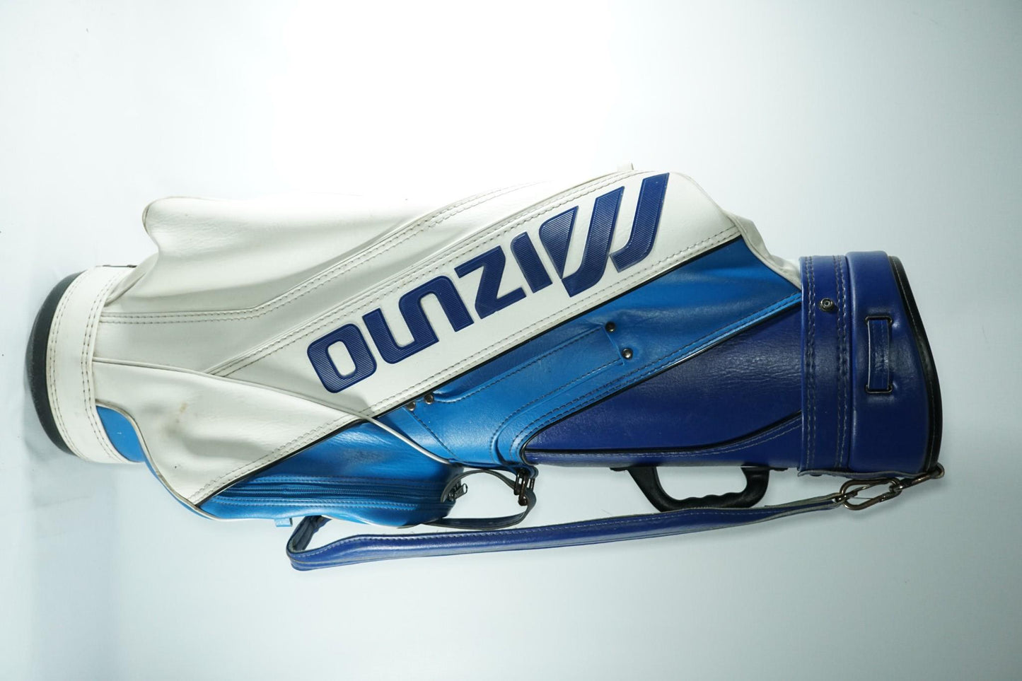 Mizuno Vintage Cart Bag / White and Blue