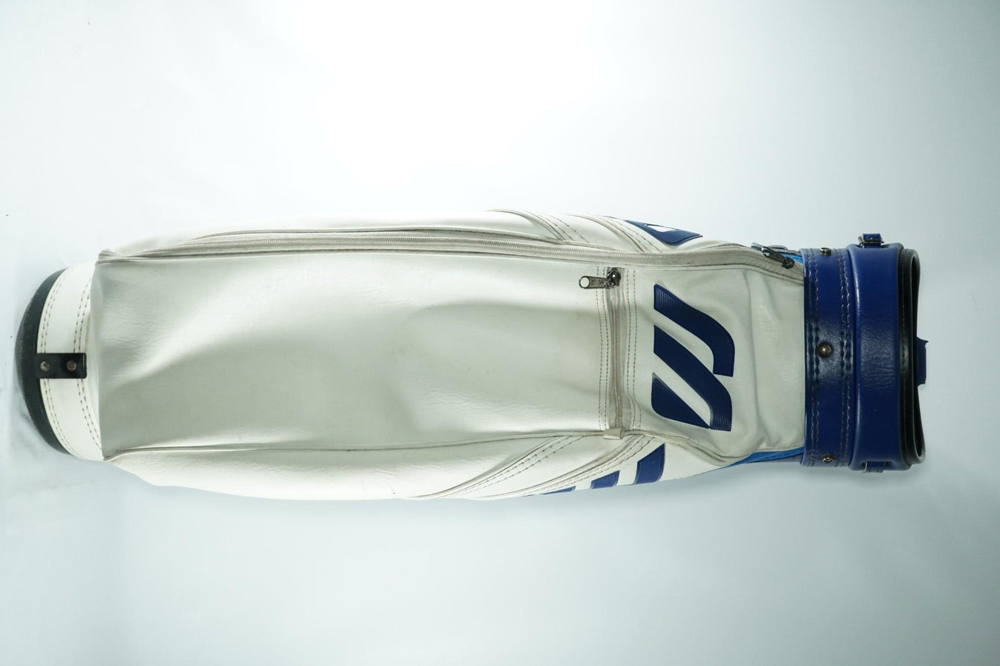 Mizuno Vintage Cart Bag / White and Blue