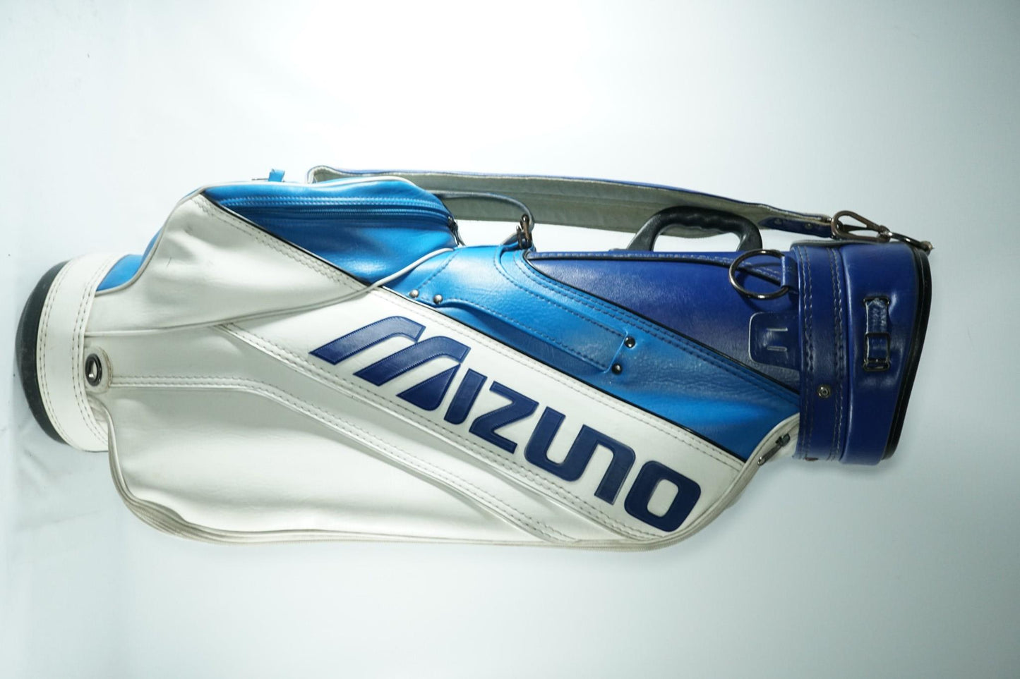 Mizuno Vintage Cart Bag / White and Blue