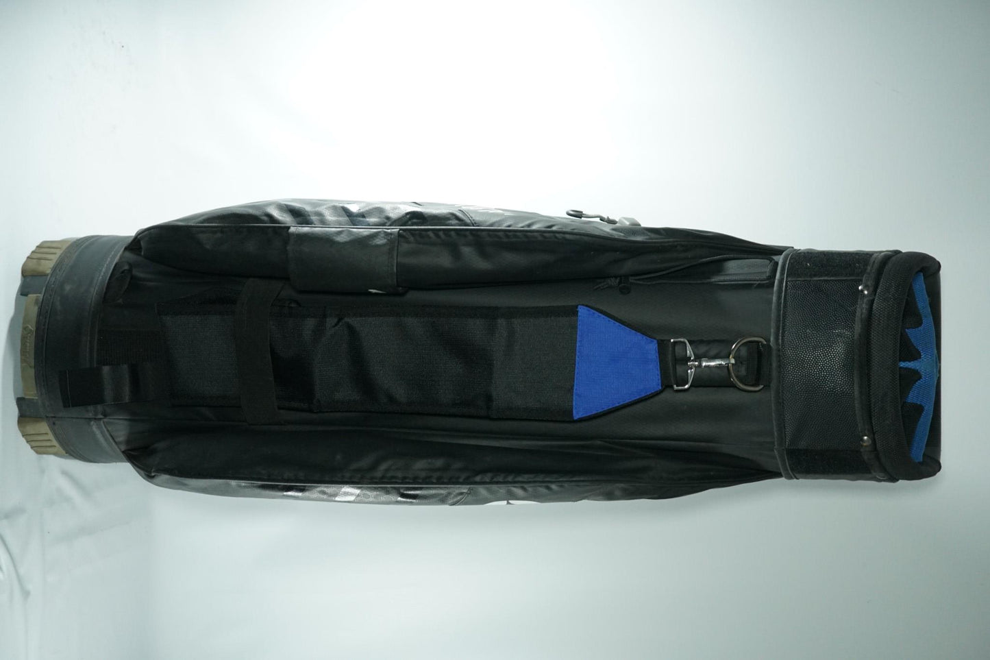 Motocaddy Dry Series Cart Bag / Black and Blue / With Rainhood