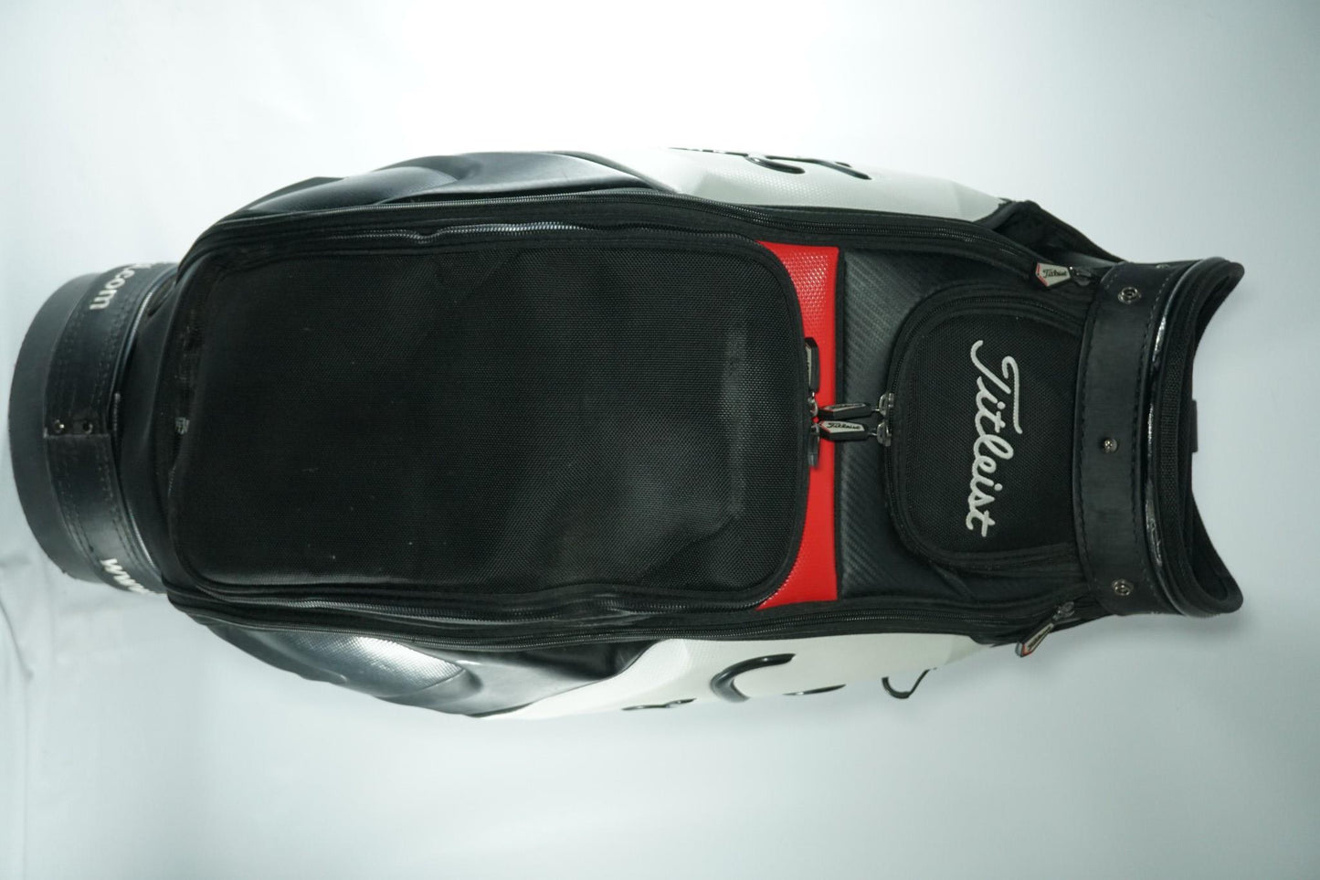 Titleist Tour Bag / White Black and Red / With Rainhood