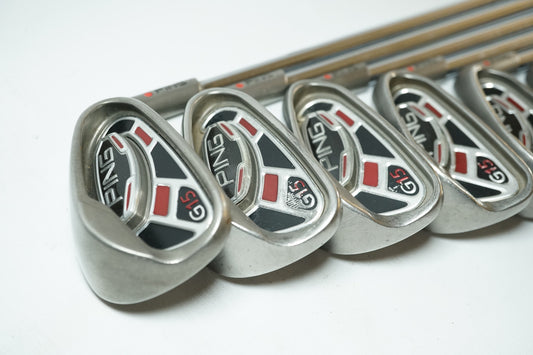 Ping G15 Irons / 5-PW / Red Dot / Regular Flex Steel Shafts