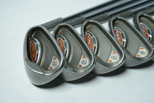 Ping G10 Irons / 4-PW / Blue Dot / Regular Flex Steel Shafts