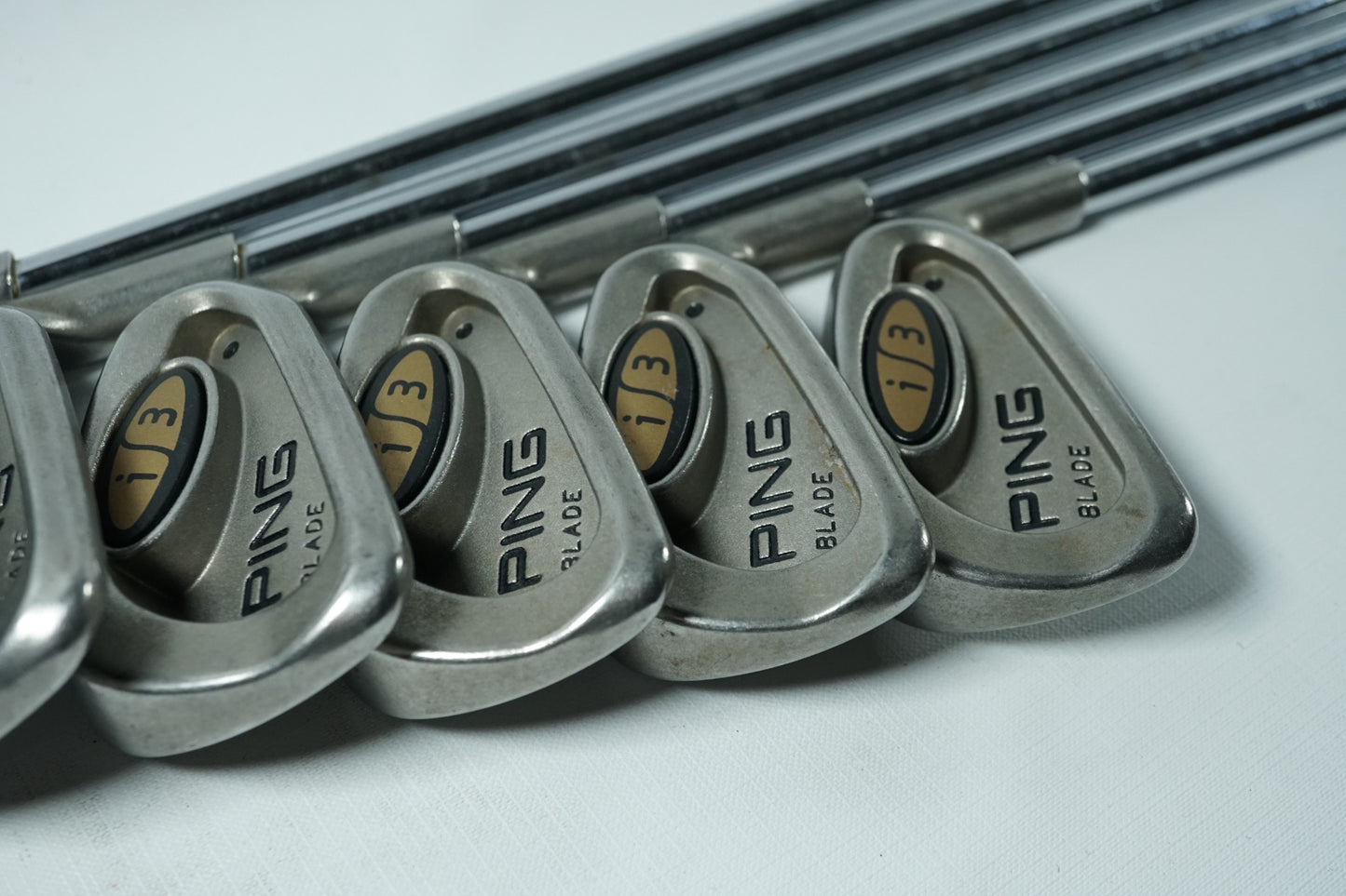 Ping i3 Blade Irons / 5-PW / Black Dot / Stiff Flex Steel Shafts