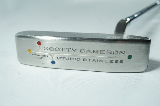 Scotty Cameron Studio Stainless Newport 2.5 Putter / 34"