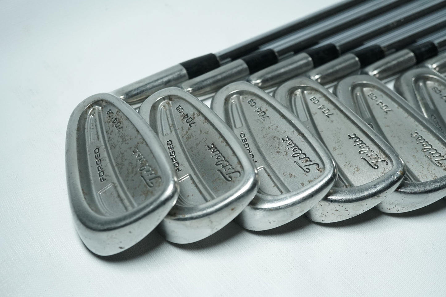 Titleist 704CB Irons / 3-PW / Stiff Flex Steel Shafts